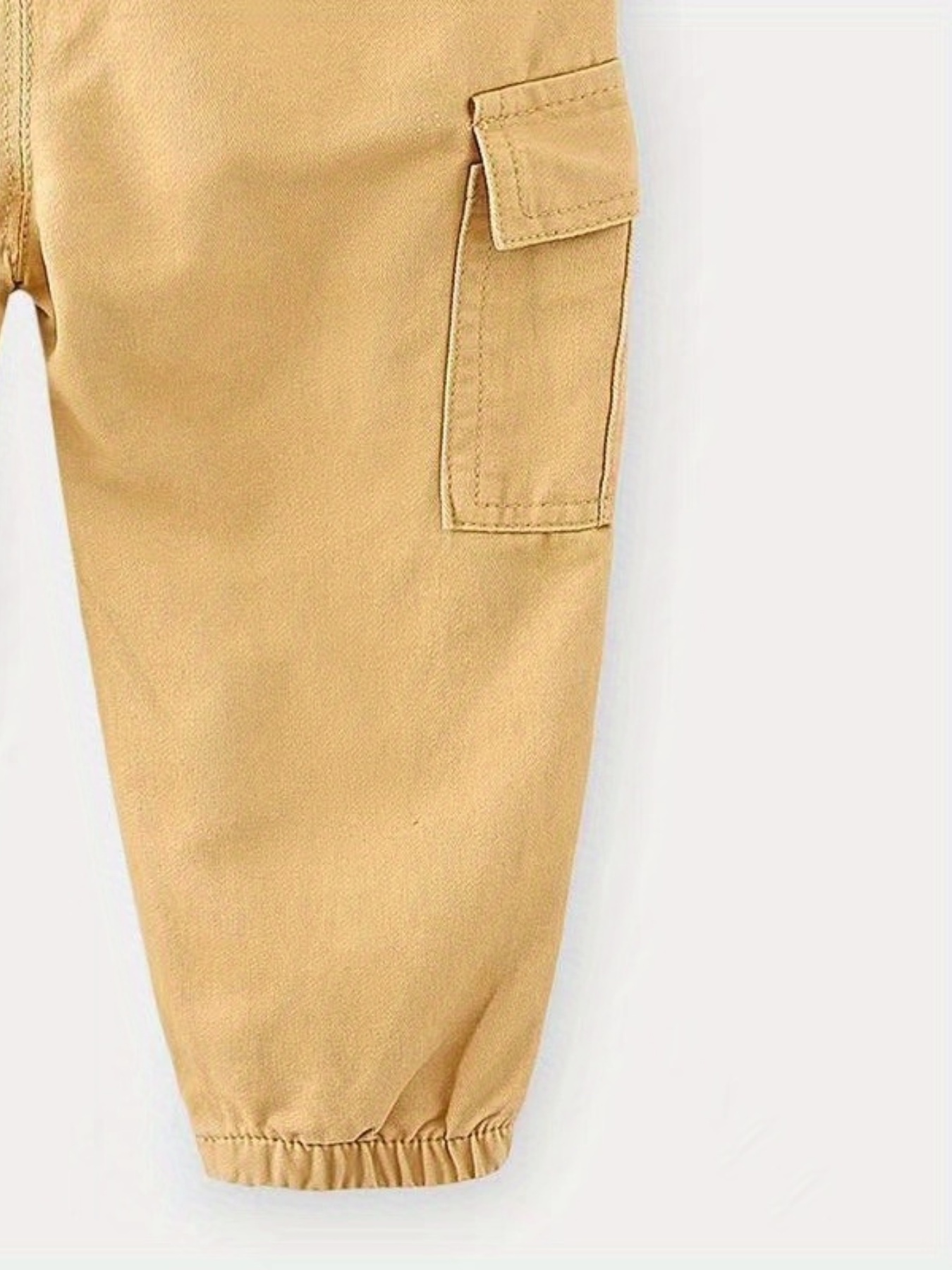 Boys Cargo Pants Elastic Waist Jogger