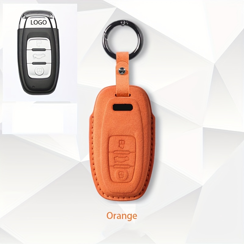 Coque Silicone Pour Clé Audi A4 A5 A6 Q5 Q7 TT Etc. - Protection Complète, Boutons Accessibles - Couleur Au Choix