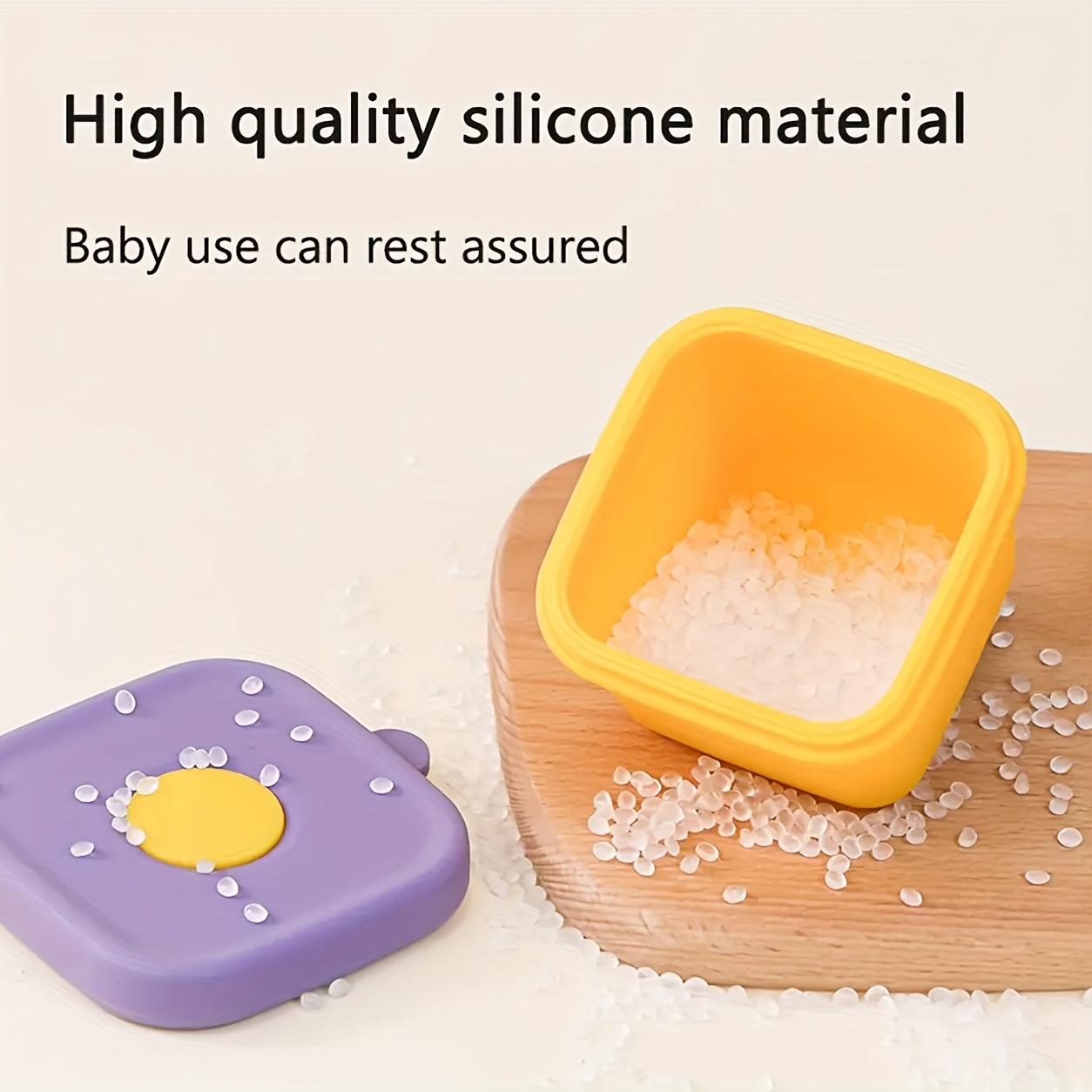 1Pc Baby Food Silicone Cup Practical Infant Training Cup Toddler