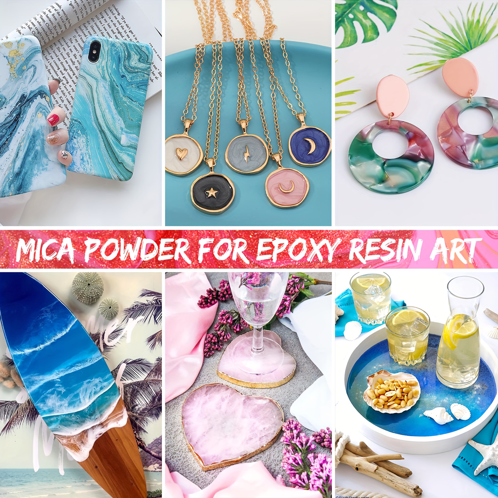 Bag Mica Powder Pearlescent Color Pigment, Easy To Mix & Natural Resin Mica  Powder For Epoxy Resin, Soap Making, Nail Polish, Eye Shadow, Slime &  Candle Jars - Temu United Arab Emirates