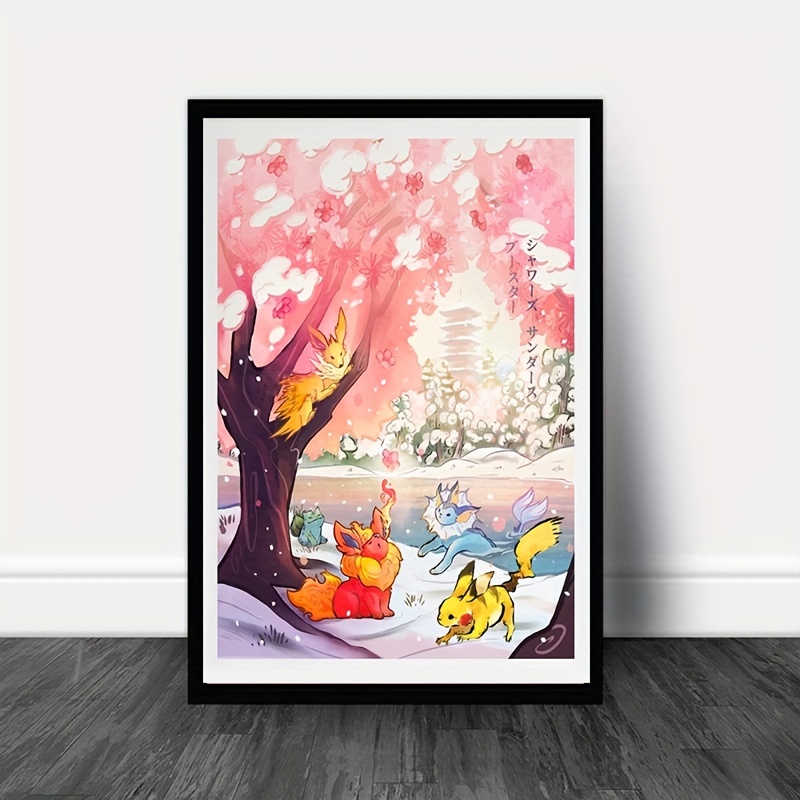Unframed Canvas Poster Modern Art Poster Pikachu - Temu