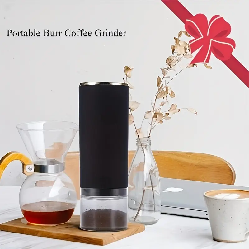 Electric Grinder Portable Coffee Grinder Adjustable Rechargeable