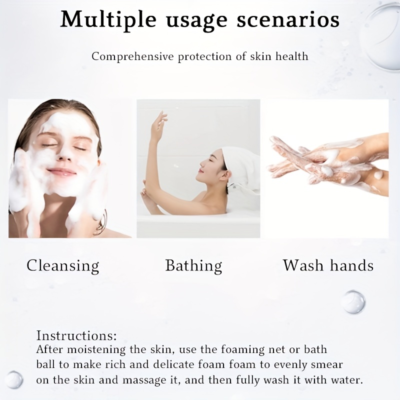 Goat Milk Facial Cleansing Soap, 5 Bars