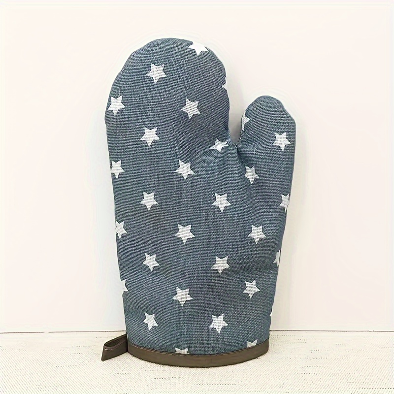 Polyester Oven Mitts Cute Cat Stars Pattern Heat Resistant - Temu