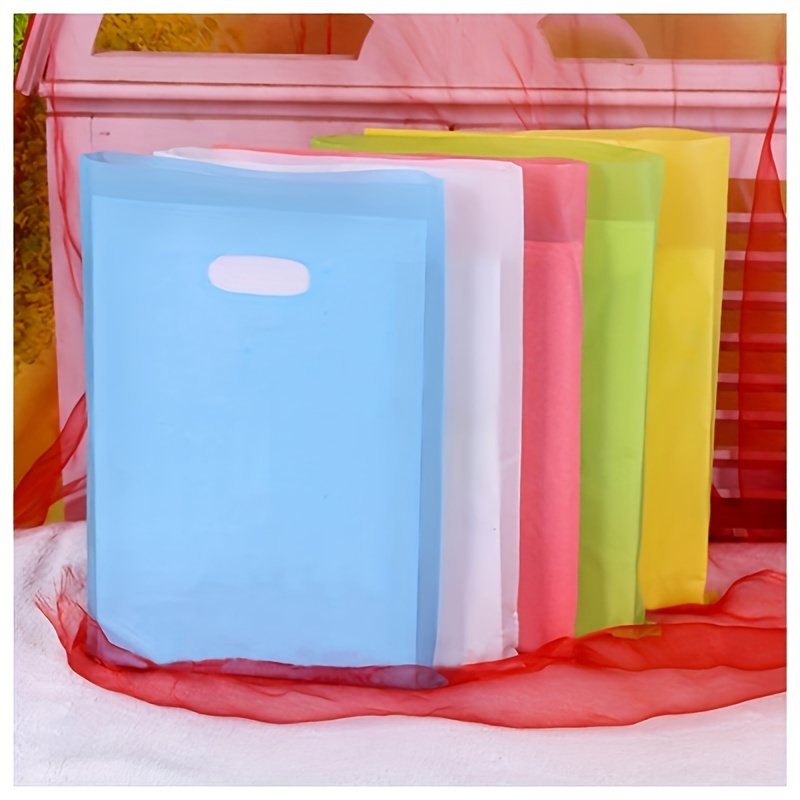 50 Uds. Bolsas Plástico Coloridas Regalo Fiesta Paquetes - Temu