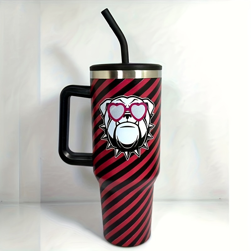 1pc, Cute Bear Mug, 500ml/17oz Double-Walled Insulated Stainless Steel  Travel Coffee Mug, With Stainless Steel Straw And Lid, Best Office  Insulated/Ic