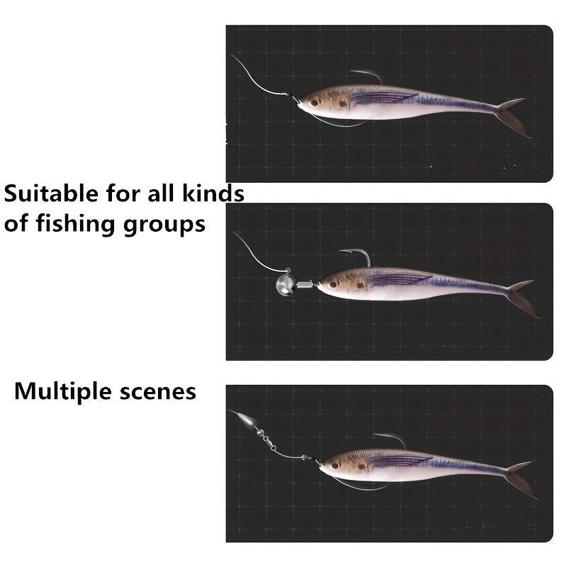 Forked Tail Fish Simulation Soft Bait Tuna Sea Fishing 3d - Temu