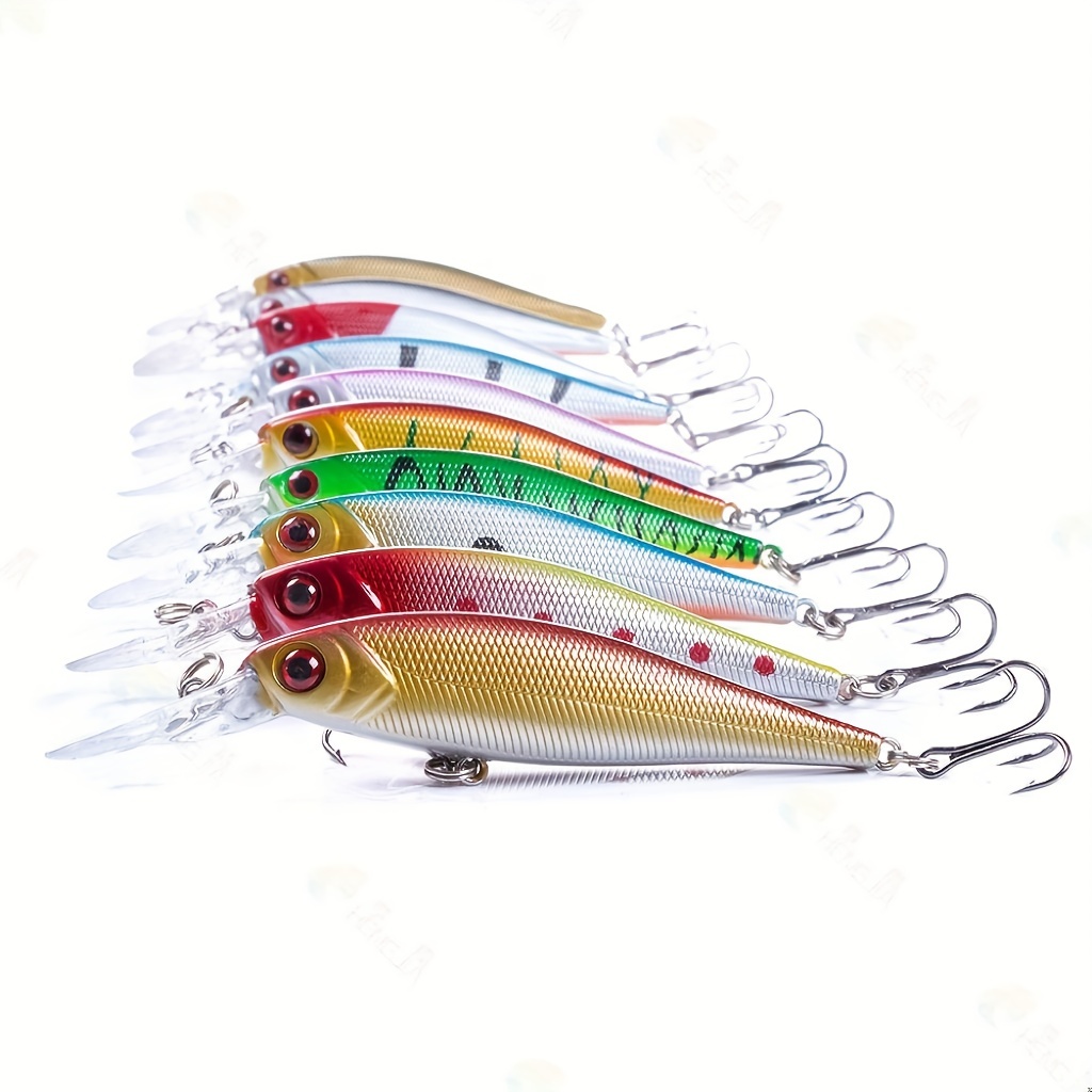 Fishing Fake Bait Bionic Bait Warped Mouth Minnow Blackfish - Temu