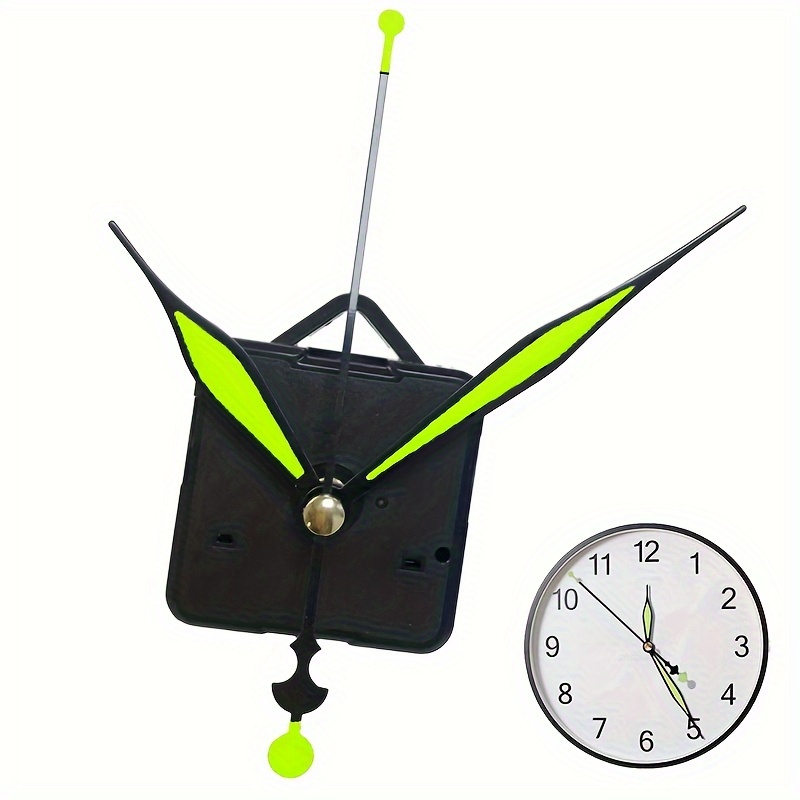 1 Set, Movimento Silenzioso Al Quarzo Luminoso Per Orologio, Kit Di  Sostituzione Fai-da-te Per Riparare Il Movimento A Pendolo Al Quarzo, Che  Si Illumina Al Buio