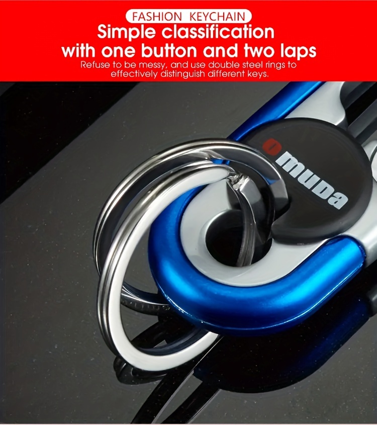 1pc car accessories creative key chain high grade metal key ring mens waist hanging metal alloy key chain automotive key pendant car accessories details 5