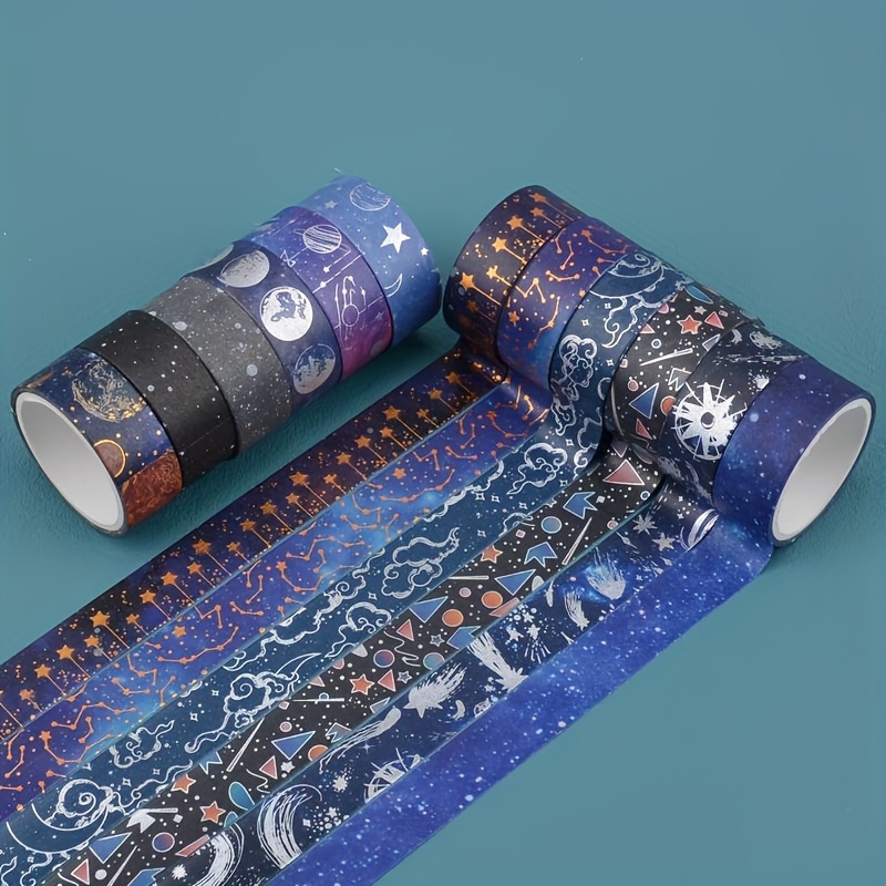 Magical Starry Sky Galaxy Washi Tape Perfect For Gift - Temu