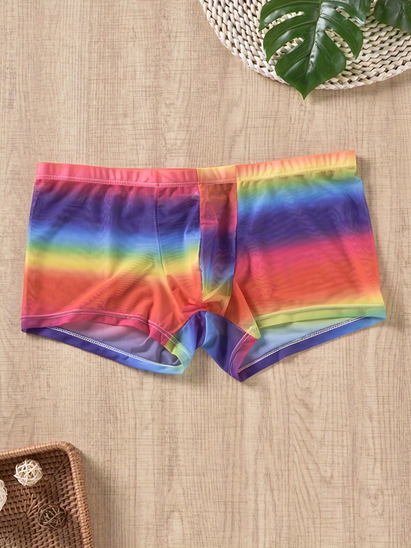 Tie Dye Rainbow Underwear Briefs for Men
