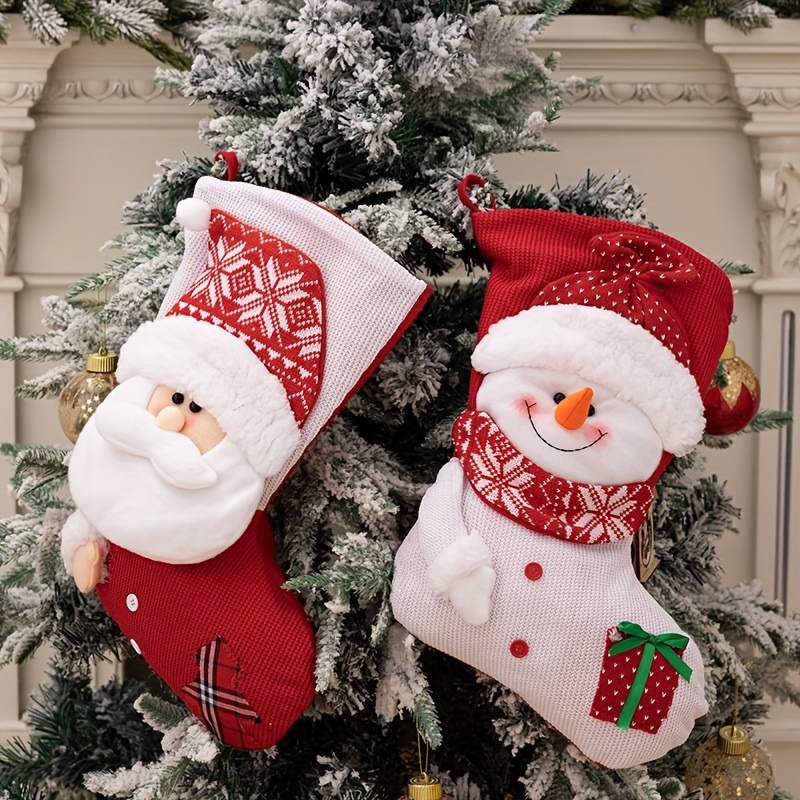  Calcetines retro para cine en casa para cine en casa, Navidad,  árbol de Navidad, fiesta de vacaciones, decoración de fiestas, calcetines  de regalo : Hogar y Cocina