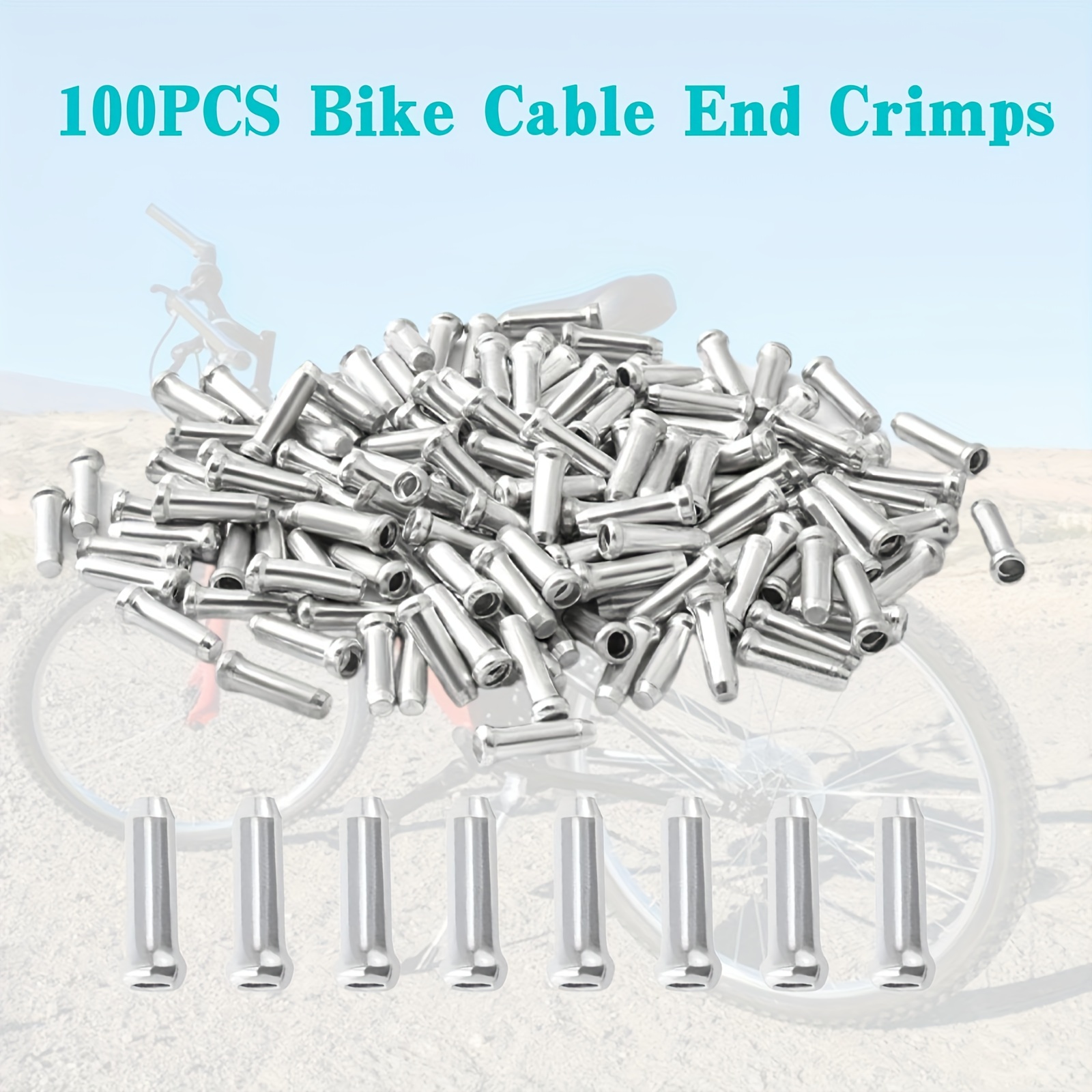 Paquete de 4 cables de cambio de engranajes de freno de bicicleta, cable  universal de cambio de bicicleta y cable de transmisión, kit de carcasa de