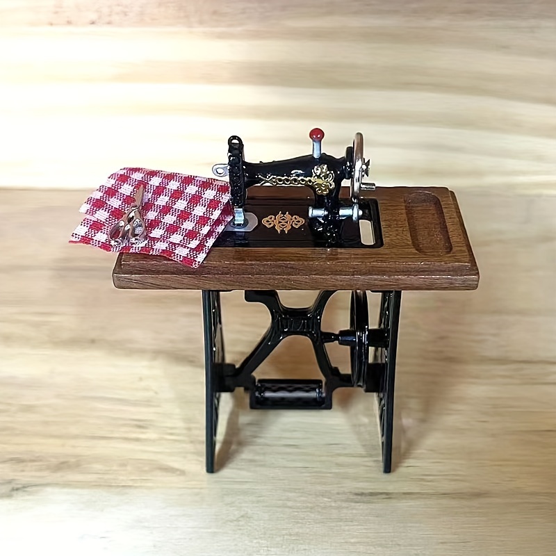 Mini máquina de coser, máquinas de coser eléctricas portátiles, mini  herramienta de bordado multifuncional para escritorio doméstico (enchufe de  EE.