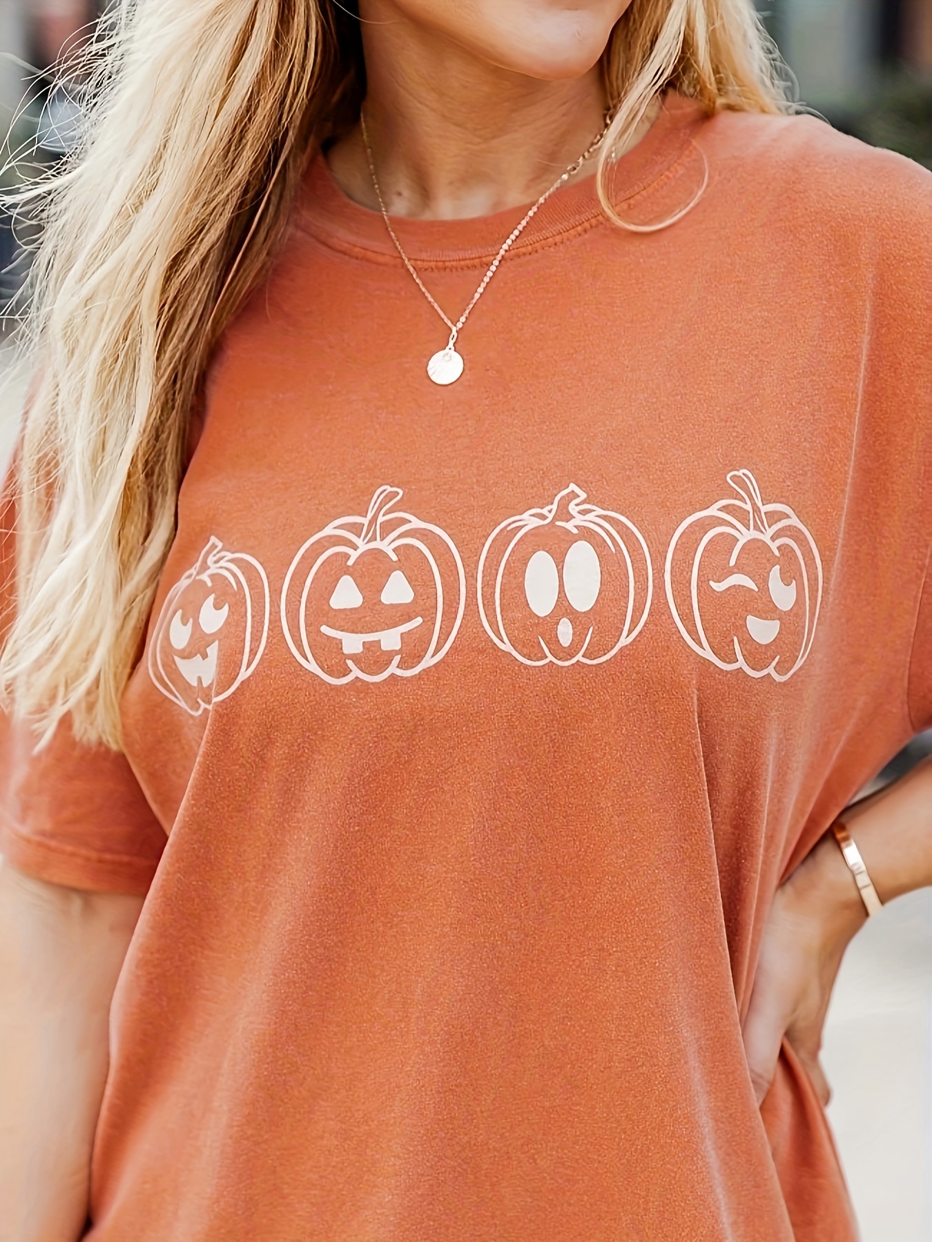 pumpkin t shirt women's