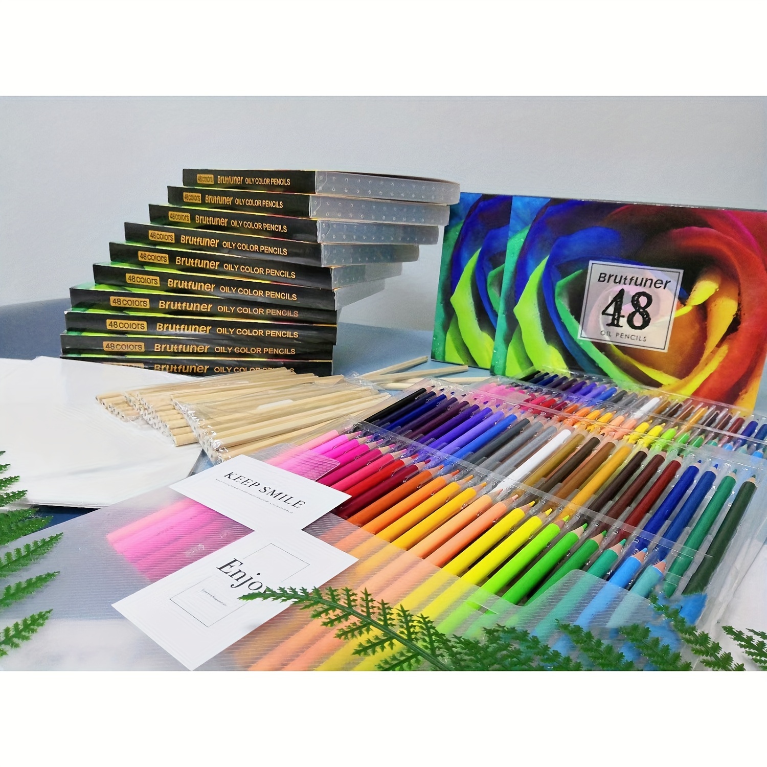 48 Colored Pencils, Color Pencils for Adult Coloring Book, Artist