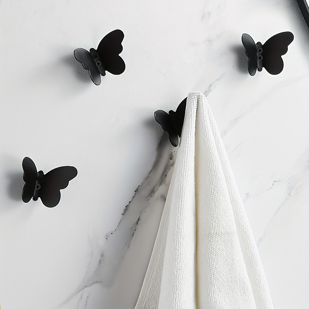 Butterfly Design Metal Hook Wall mounted Creative Hanger - Temu