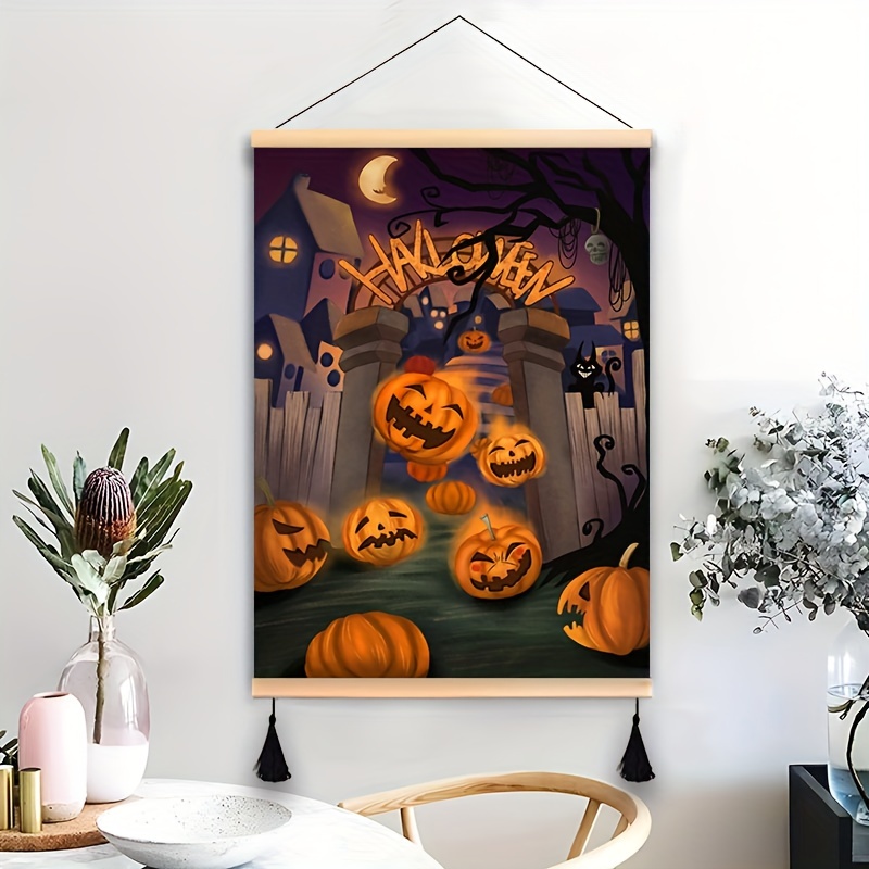 Halloween Hanging Painting (small Size), Halloween Holiday Series ...