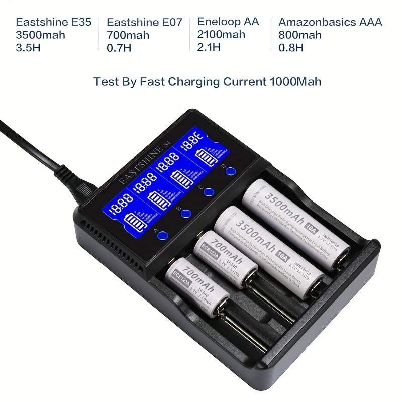 Chargeur de piles Advanced Eneloop avec 4 piles AA ENELOOP - La Poste