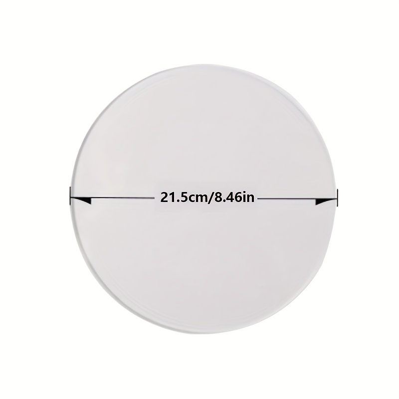 Topper de disques de gâteau en acrylique rond, plateau vierge réutilisable,  base de disque, outil de gâteau de bricolage, décoration de coupe, 5  pièces, 2 pièces, 1 pièces