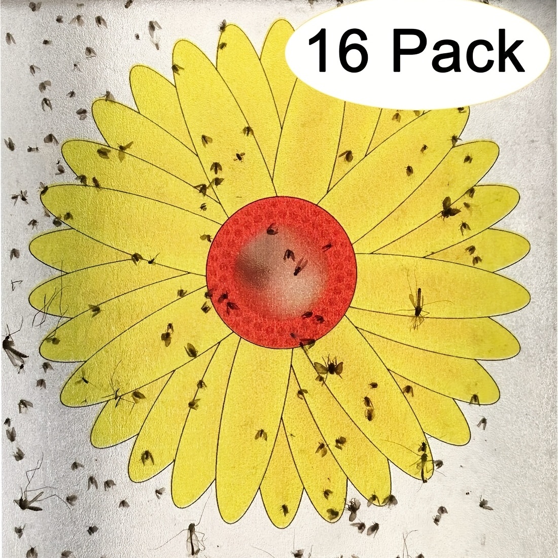 Window Fly Traps Indoor, Sunflower Fly Catcher Window Fly Sticker