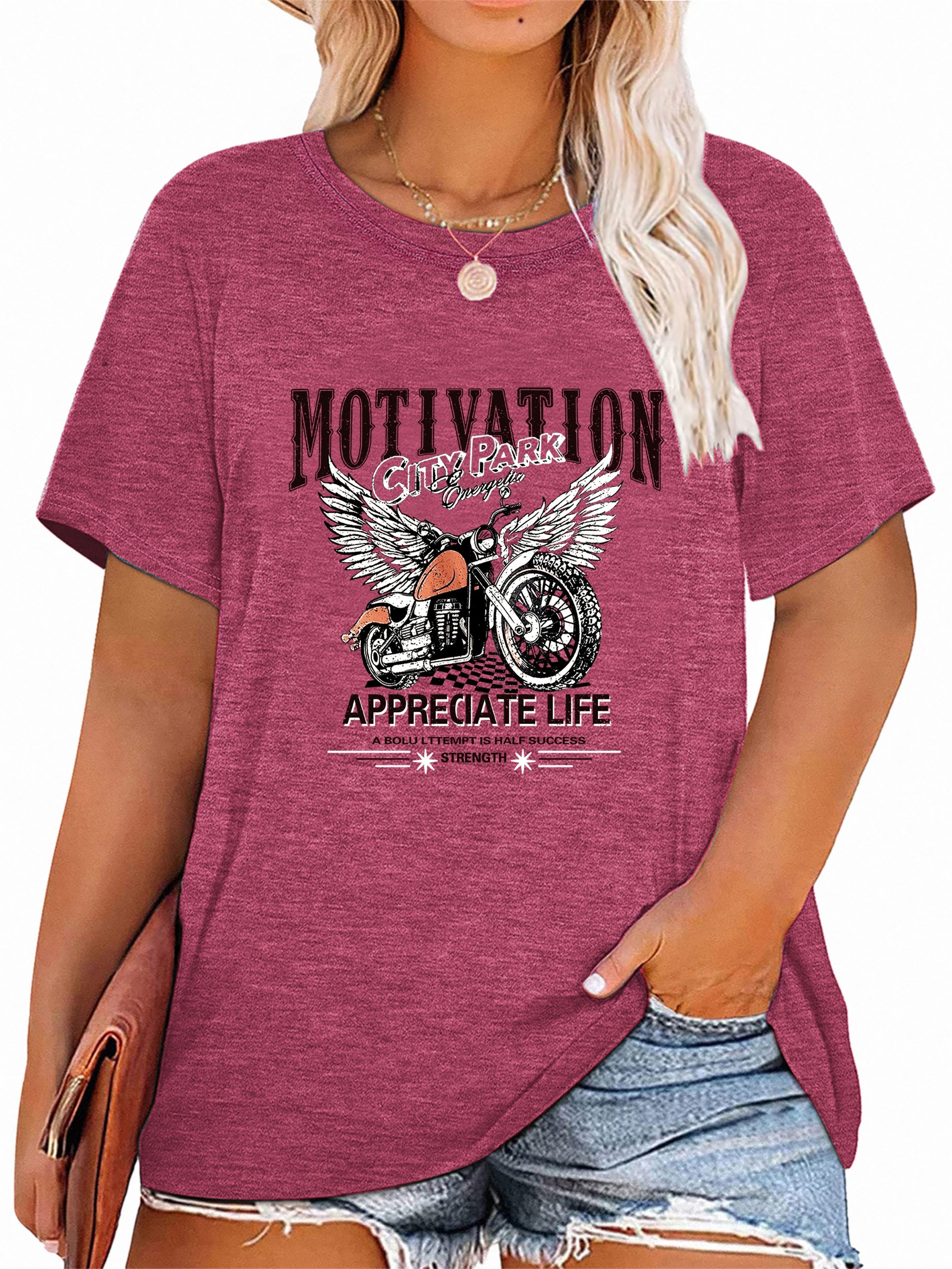 Plus size hot sale womens motorcycle shirts