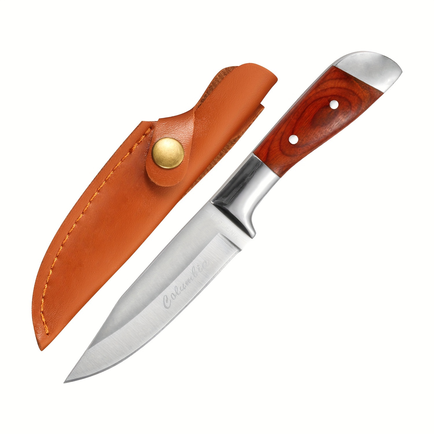 Portable Small Knife With Sheath Household Stainless Steel - Temu