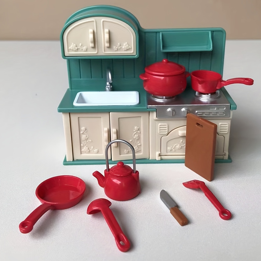 12 en miniatura, utensilios de cocina modernos, eléctrica de alimentos,  modelo de licuadora, muebles Sunnimix Juguetes en miniatura de casa de  muñecas