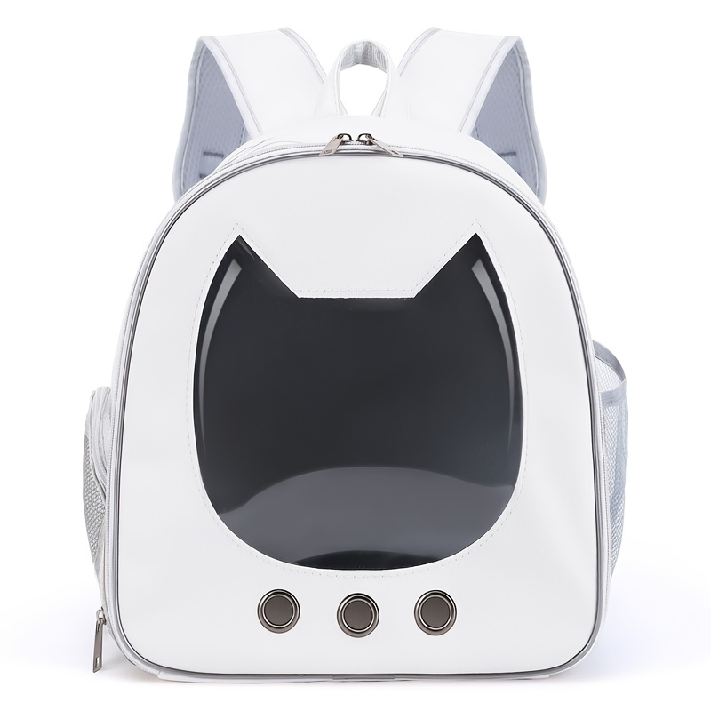 

Pet Backpack For Dog & Cat, Breathable Comfy Cat Backpack For Outdoor Travel, Portable Cat Carrier Bag