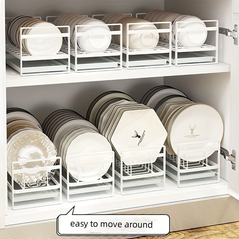Multi-functional Dish Rack With Drip Tray - Minimalist Cabinet