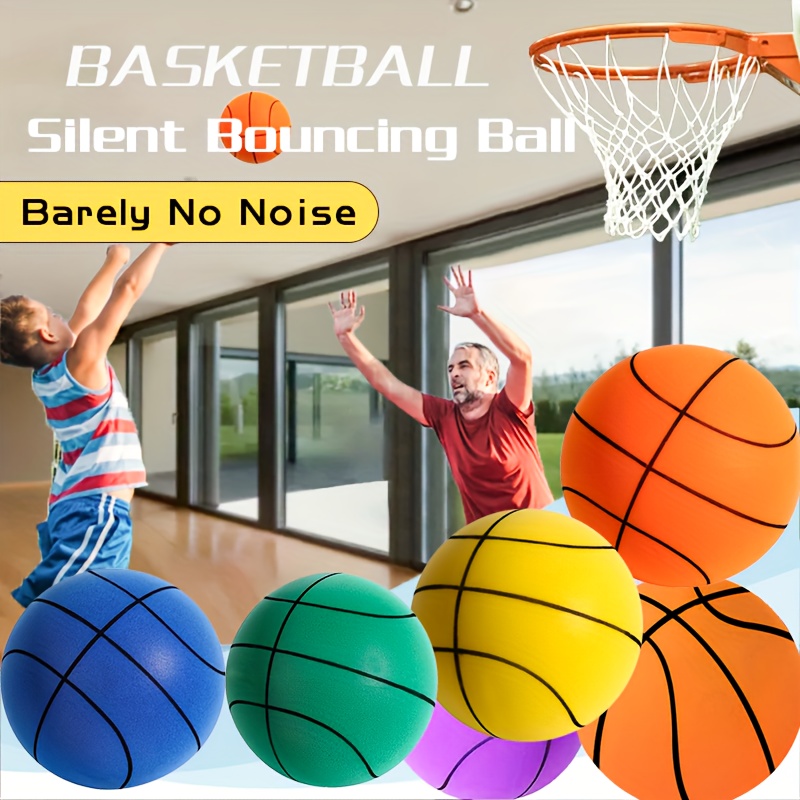1PC Bouncing Mute Ball Silent Basketball Foam Basketball Silent Soft Ball  Air Bounce Basketball Size 3/5/7 Basket