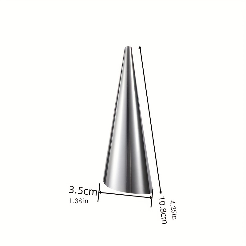 Conical Stainless Steel Croissant Mold Baking Tool Home Garden