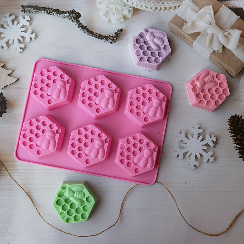 Cute Honey Bee Chocolate Mold 3d Silicone Mold For Diy Cake - Temu