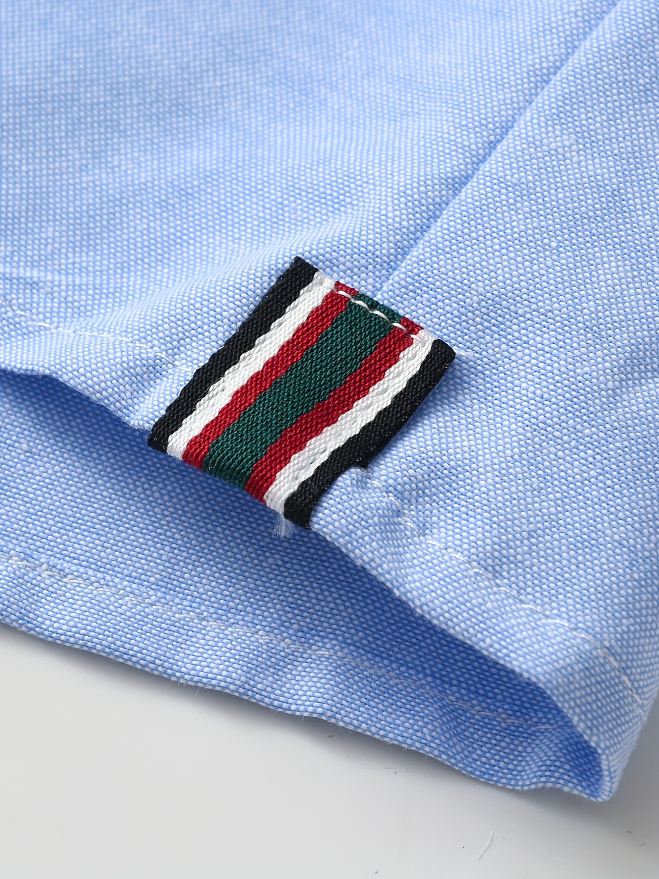 Boys Solid Long Sleeve Button Down Lapel Shirt