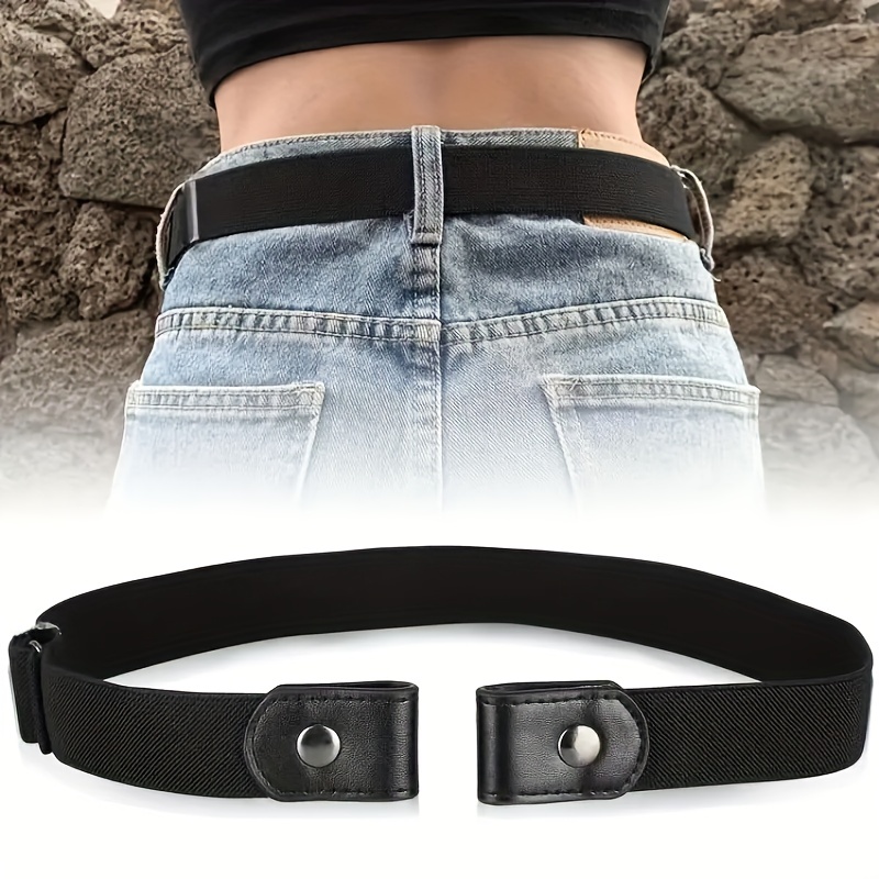 1pc Unisex Buckleless Belt, No Buckle Belt, Ideal Choice For Gifts