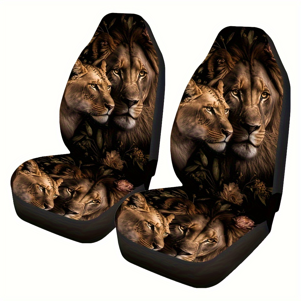 Lion car shop seat covers