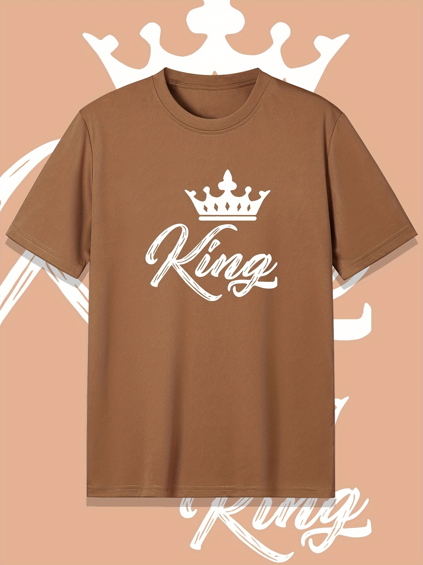 Maglia Da Uomo A Blocchi Di Colore Con Motivo King Crown - Temu Italy