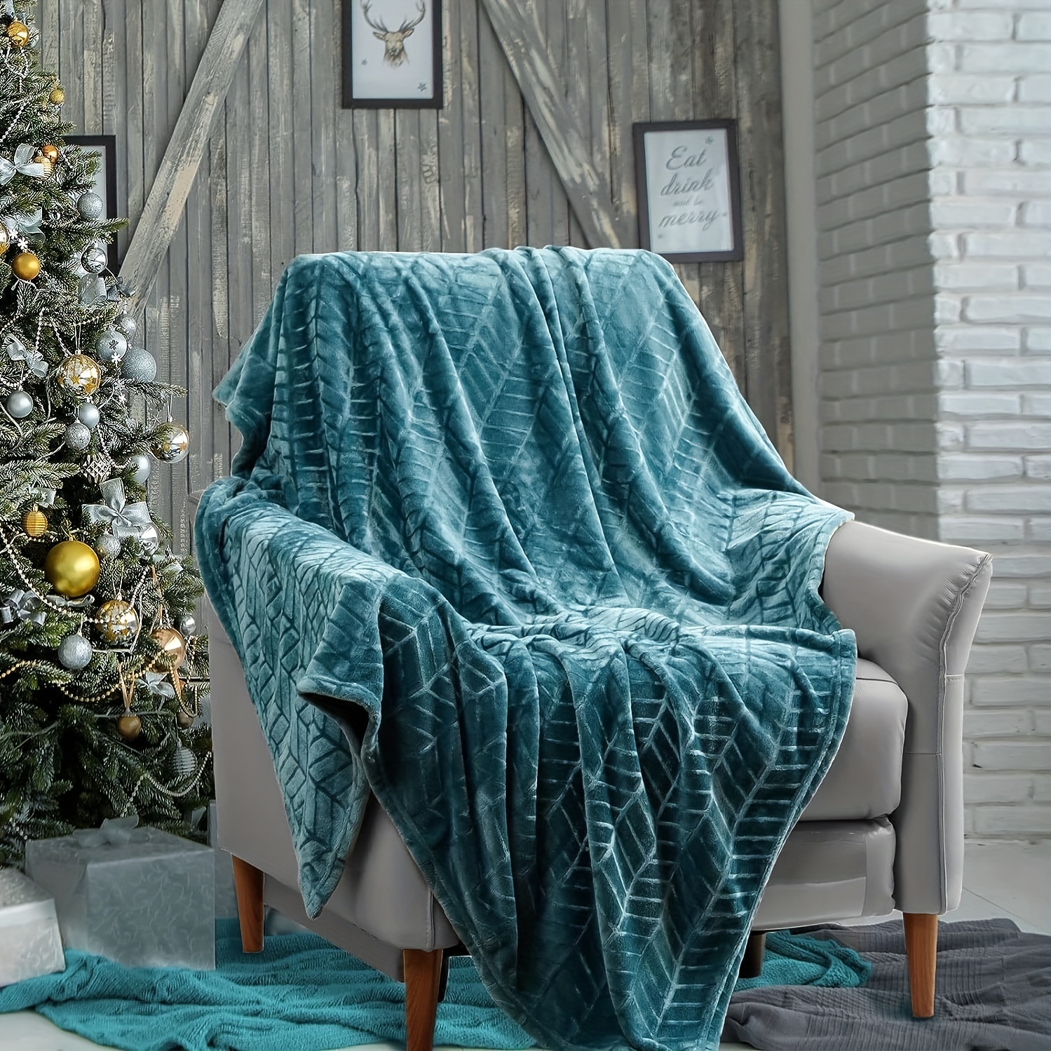 Fleece Blankets Home Decor Throws Blanket Soft Warm Lightweight