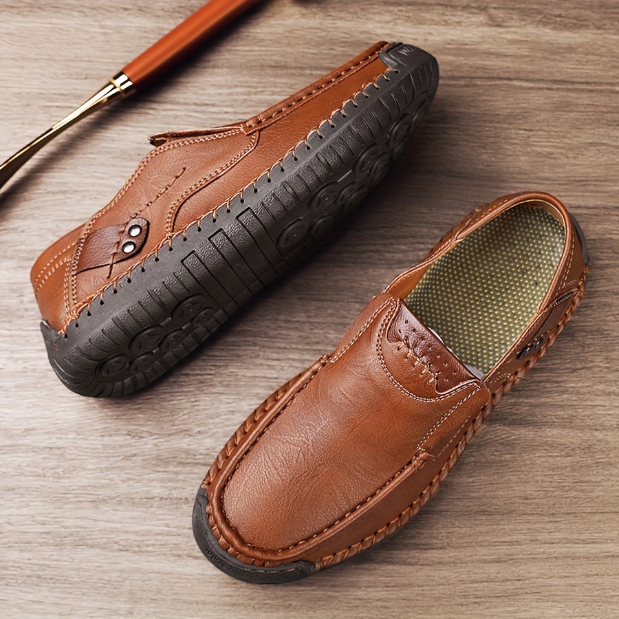 Mens Fashion Loafers - Ultra-Breathable & Super Lightweight Slip-On Shoes with Anti-slip Sole - Perfect for Spring & Summer Stylish Wear