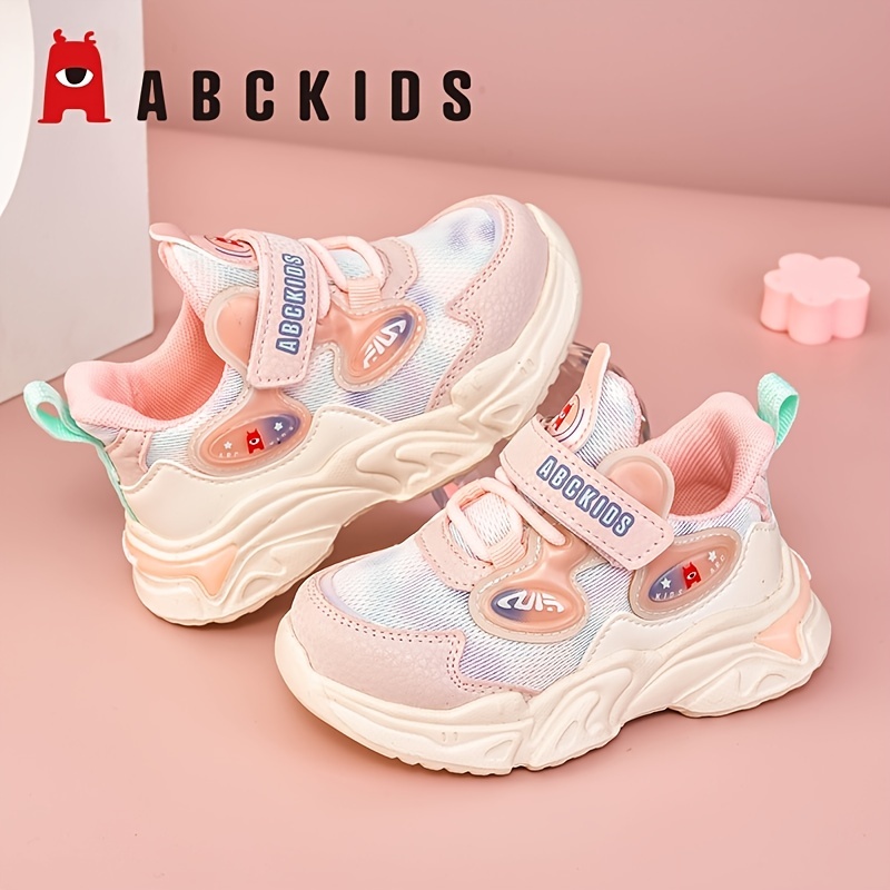 Boys Girls Casual Shoes Lightweight Comfy Outdoor Hook And Loop