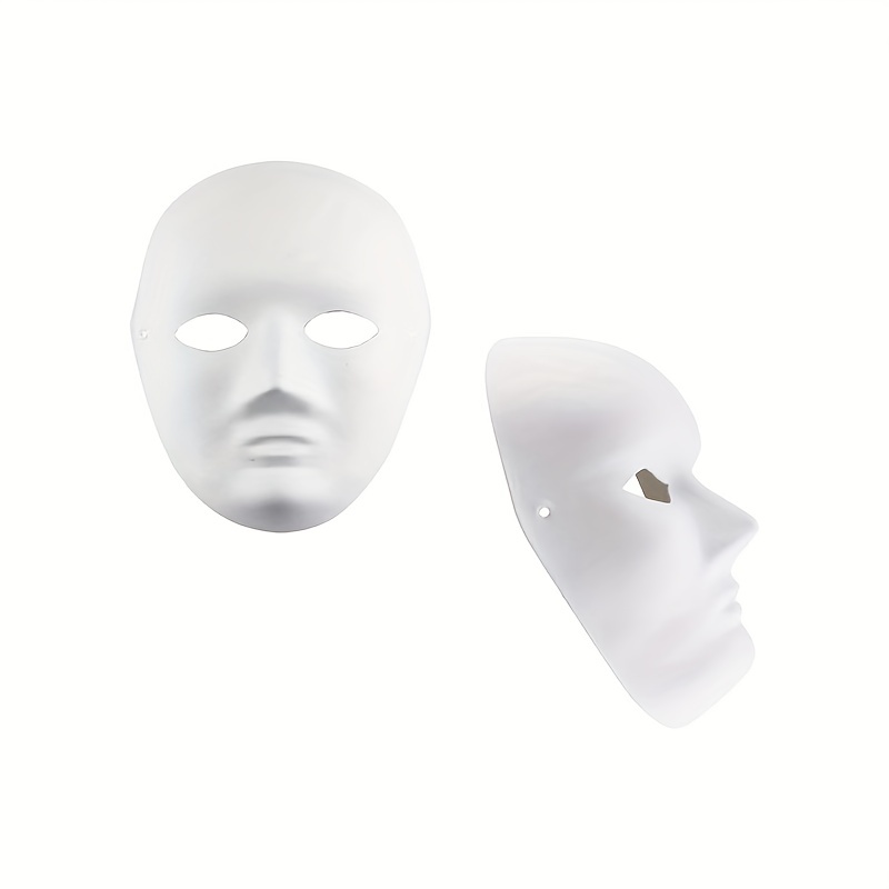 Plastic Face Mask-White