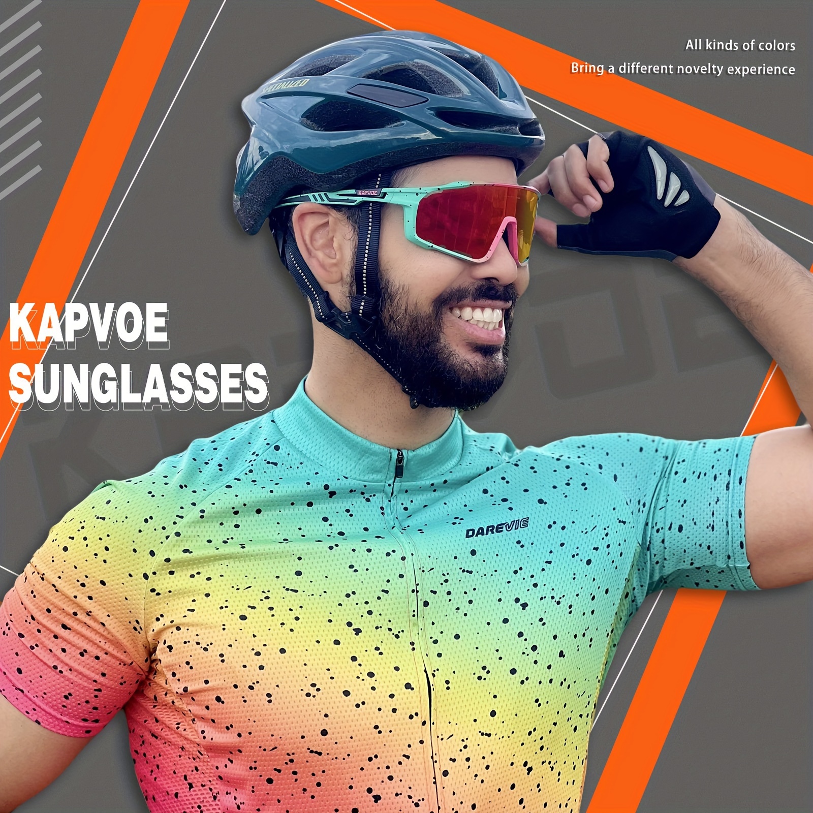 Cycling Glasses, Mountain Bike Goggles, Cycling Sunglasses, Bicycle Eyewear, Man MTB Road Woman Sport For Outdoor Sports Cycling Bike Driving