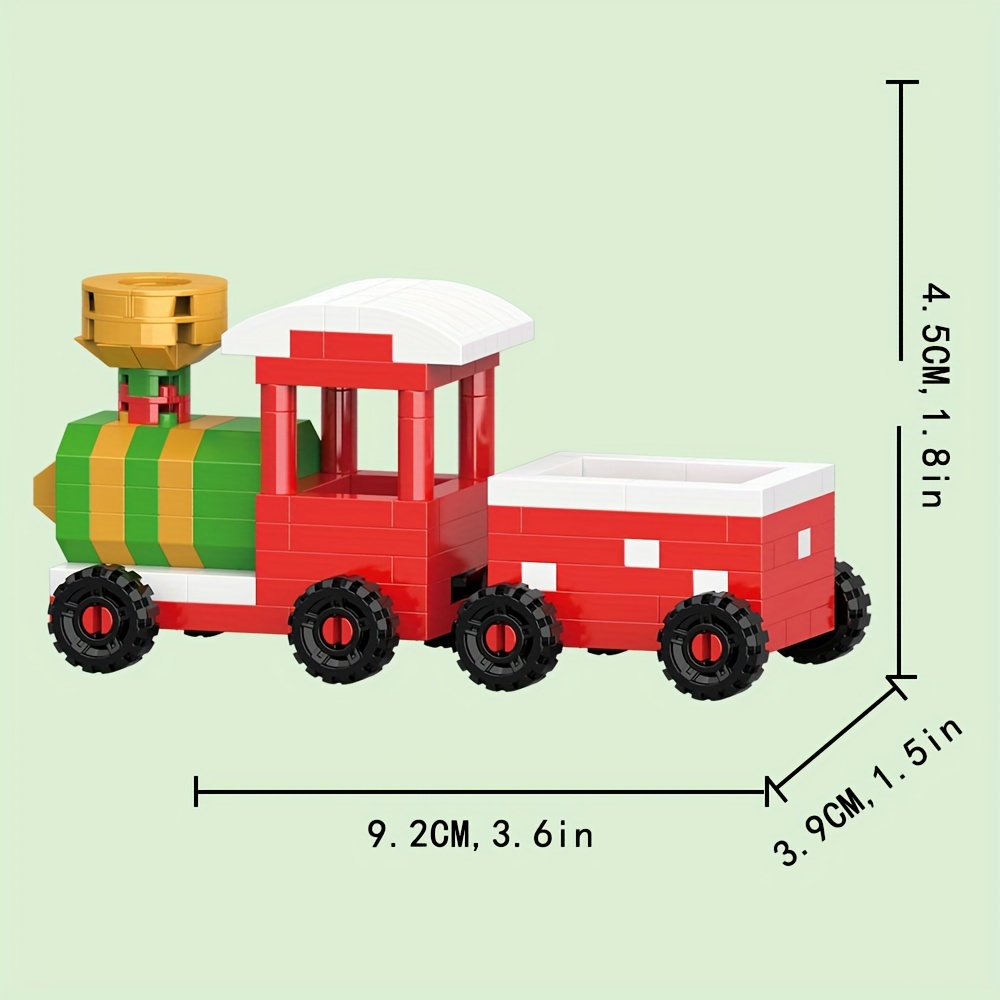 Lego mini best sale christmas train