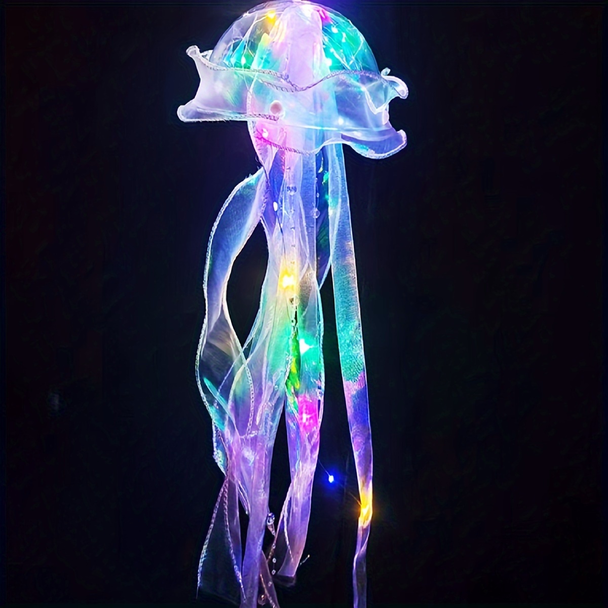 1pc Jellyfish Paper Lantern Mermaid Festival Decoration Colorful