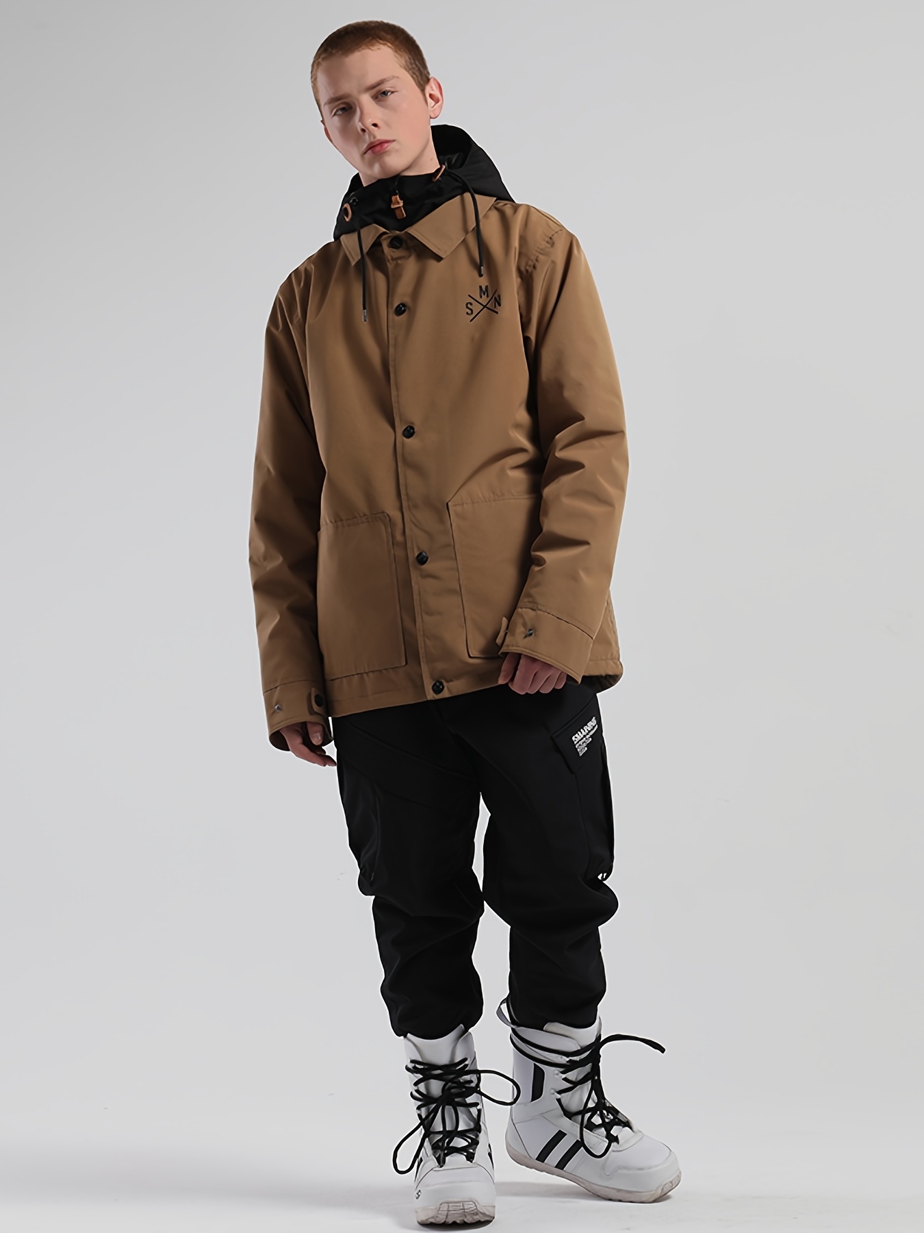 Anorak de Snowboard para hombre, Chaquetas de esquí y snowboard