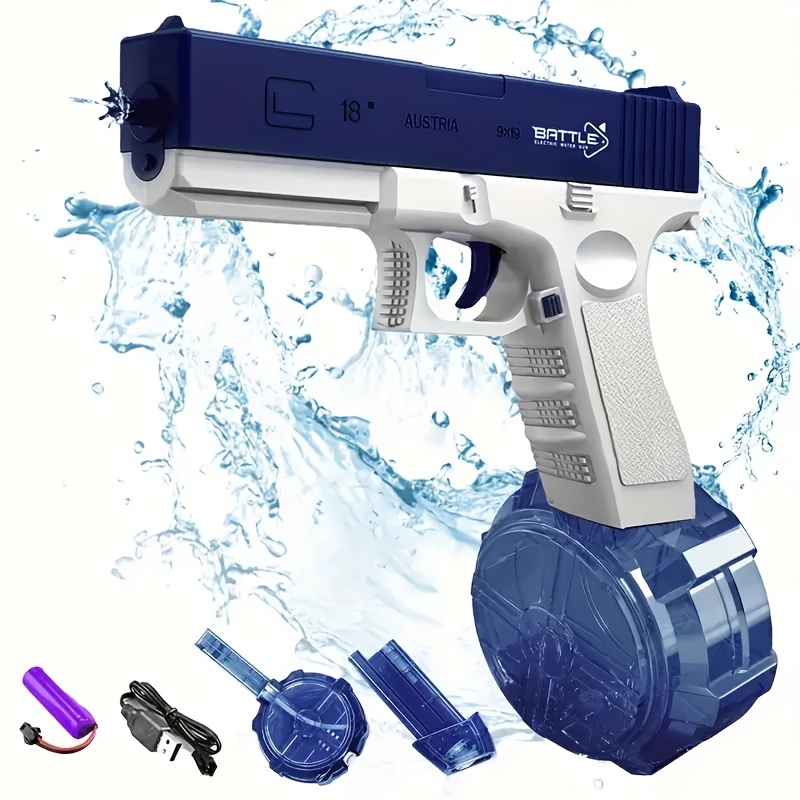 Pistola de juguete de doble cañón de expulsión de concha, escopeta de balas  suaves, diseño de modo de disparo doble, diversión para niños