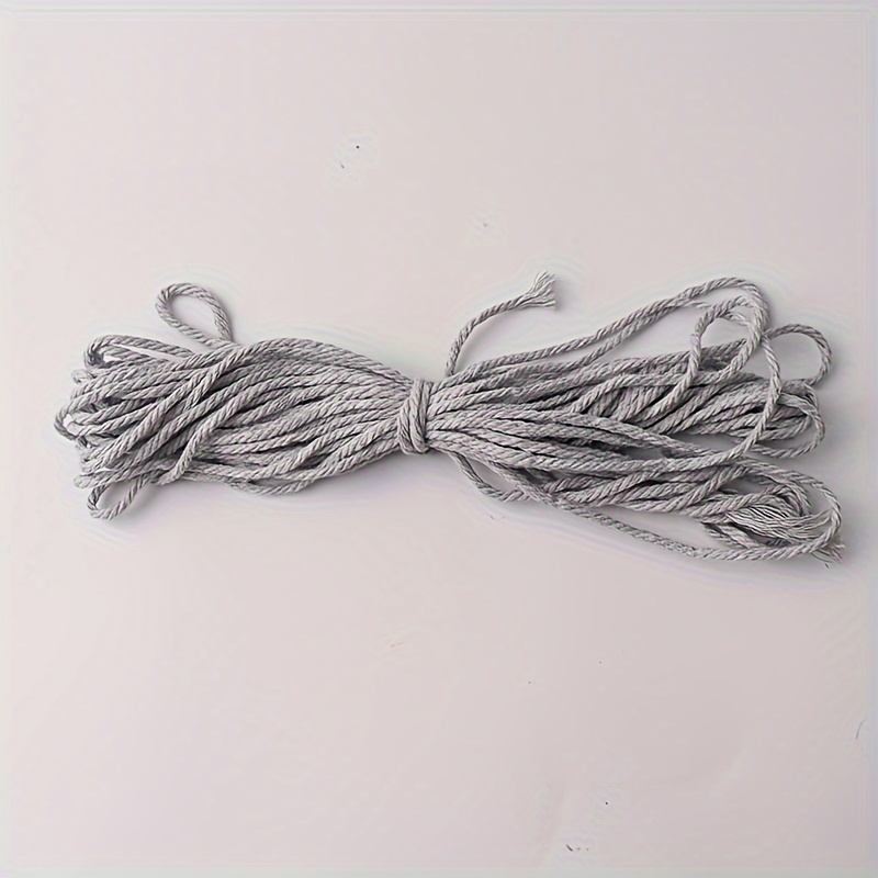 3mm Macrame Cord Colored Cotton Macrame 4-Strand Rope Cord