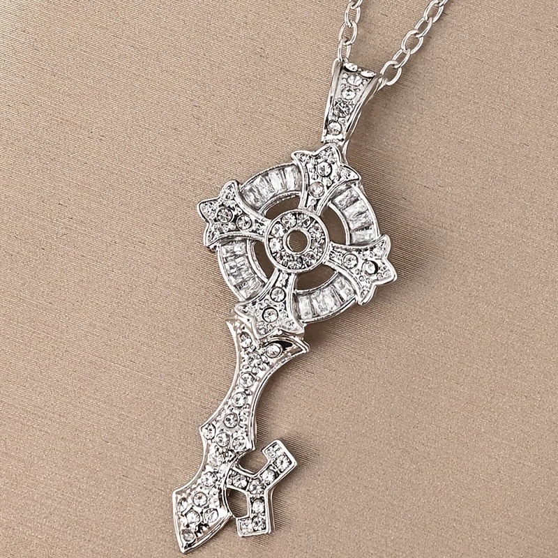 Men's Necklace, Retro Key Pendant Necklaces Trendy Necklaces For