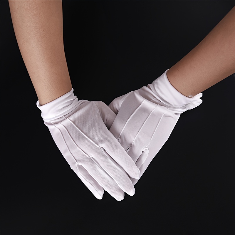 Gants blancs